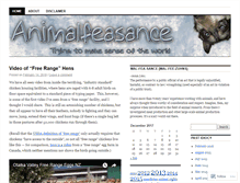 Tablet Screenshot of animalfeasance.com